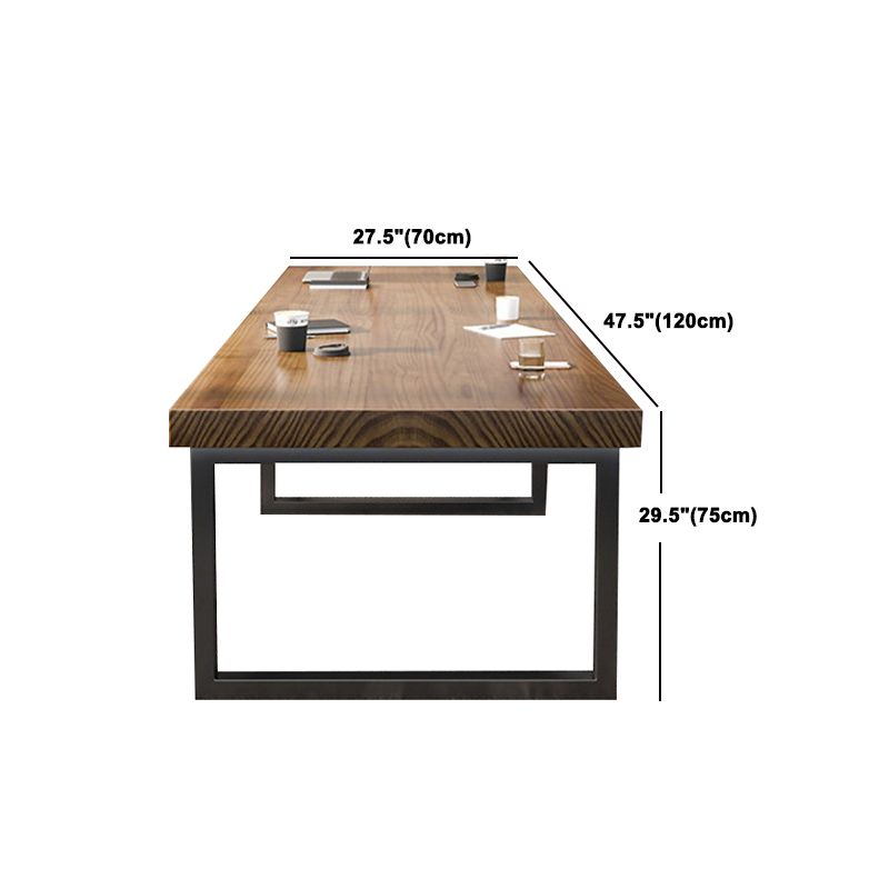 Modern 1/10 Pieces Dining Set Rectangle Pine Wood Dining Table for Cafe
