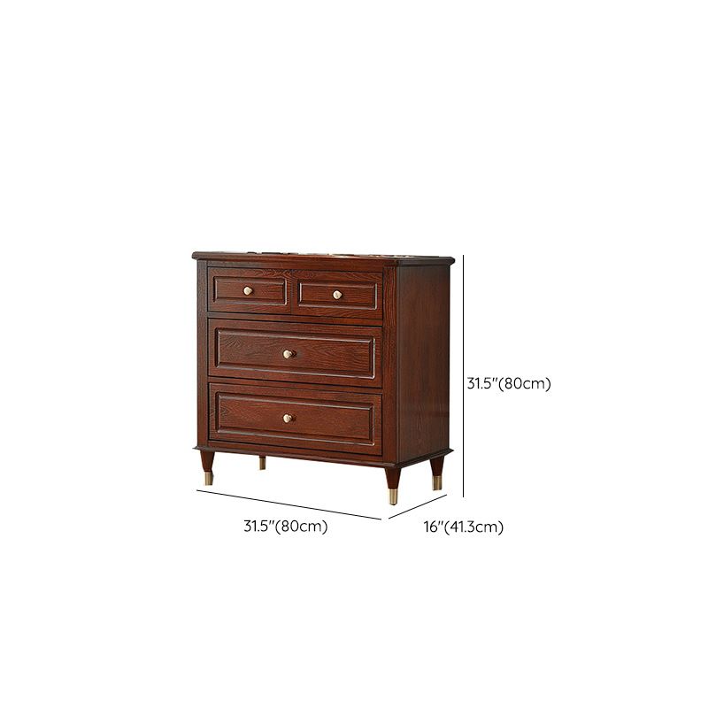 Traditional Storage Chest Solid Wood Dresser with 3/4/6/7/9 Drawers