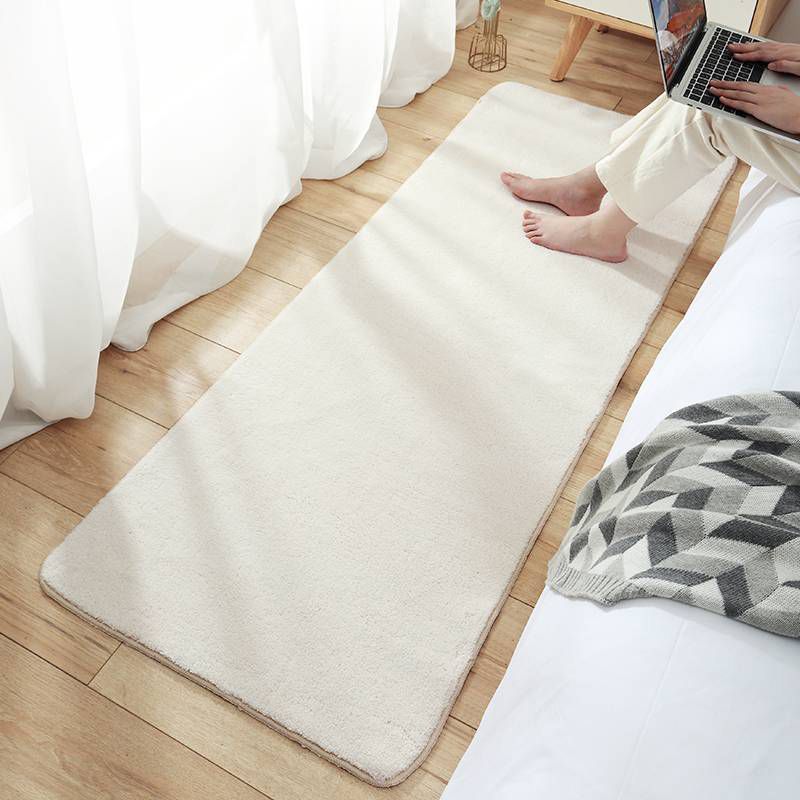 Tappeto per camera da letto casual Tappeto per interni in tinta unita multicolore Tappeto sintetico resistente alle macchie di facile manutenzione