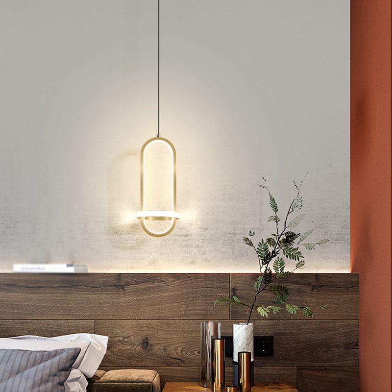 Luci a sospensione a sospensione a sospensione modernista per ciondolo a sospensione per la camera da letto del salotto