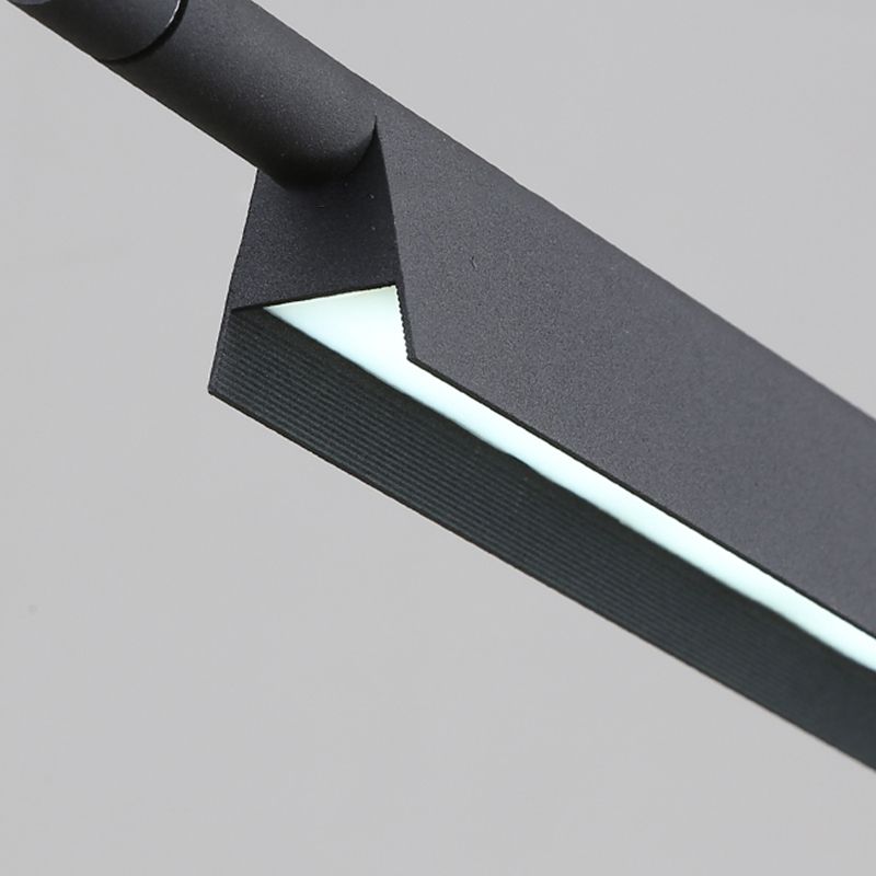 Modern Style Linear Shape Island Light Metal 1 Light Island Lighting