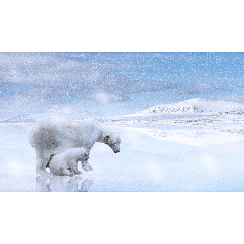 Bear Animal Wall Mural Sitting Room Bedroom Decor, Multiple Sizes Available