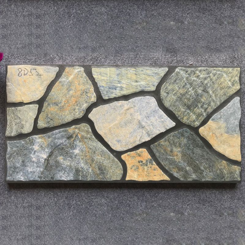 Modern Style Waterproof Wall Tile Stacked Stone Texture Straight Edge Wall Tile