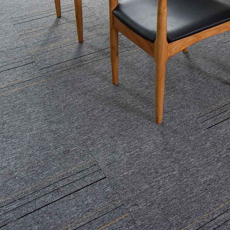 Carpet Tile 20" X 20" Level Loop Bedroom Non-Skid Carpet Floor Tile