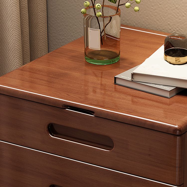 Solid Wood Flip-top Vanity Set Mirrored Vanity Desk Stool Set