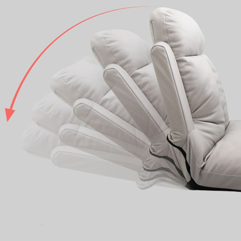 Faux Leather/Linen Chair 20.8 "L x 21.6"W x 25.9"H Convertible Chair