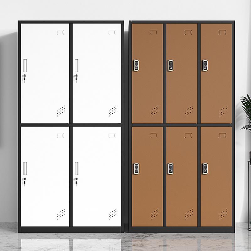 Hinged Wardrobe Cabinet Contemporary Metal Wardrobe Armoire for Home