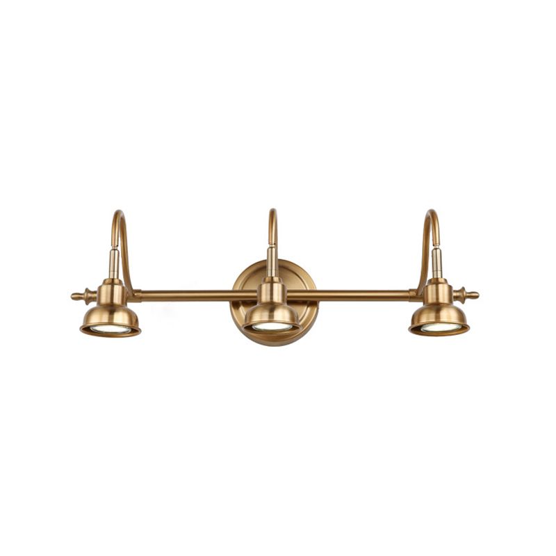 Modern Bell Wall Light Fixture Metal Sconce Lighting in Gold