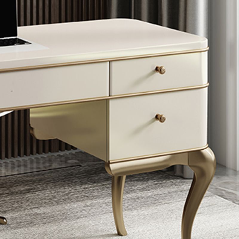 4 Storage Drawers Mirrored Vanity Victorian Wooden Make-up Vanity