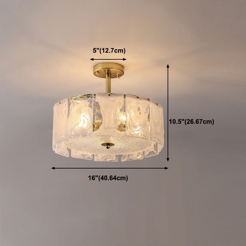 Multi -Licht zylindrische Deckenleuchte moderne Glasdecke Beleuchtung für Wohnzimmer