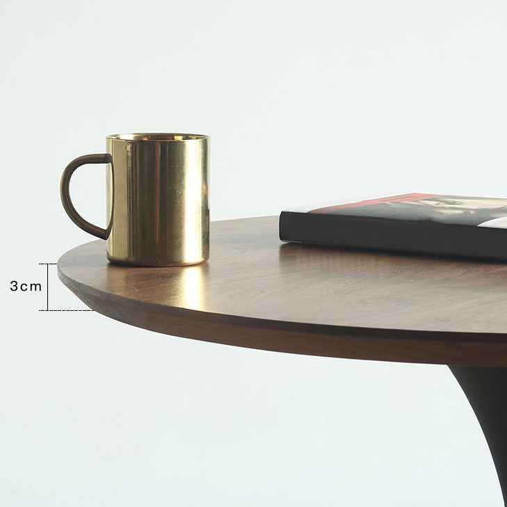 Table à manger ronde moderne en bois Table à manger de cuisine standard avec base en tulipe