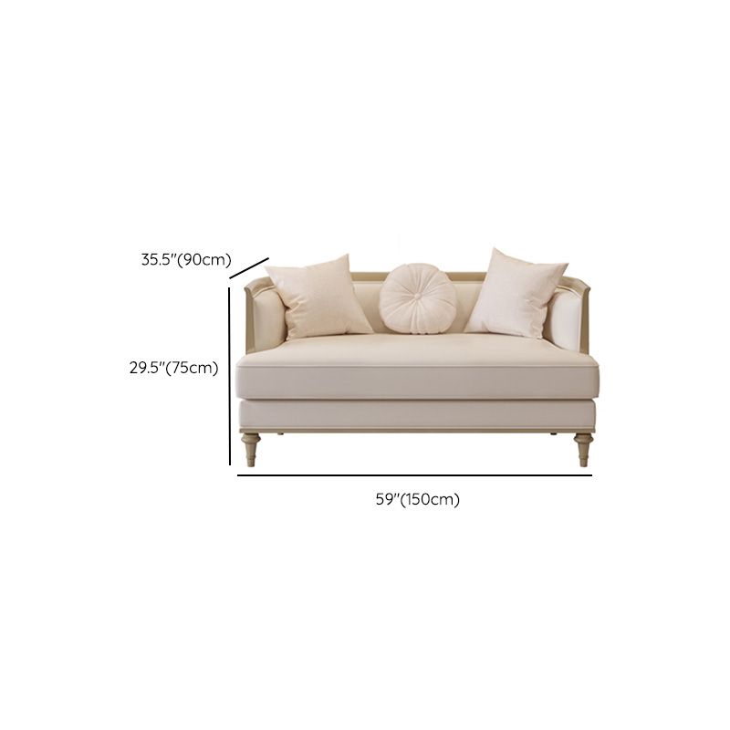 Mid Century Modern Arm Loveseat Standard Sofa for Living Room