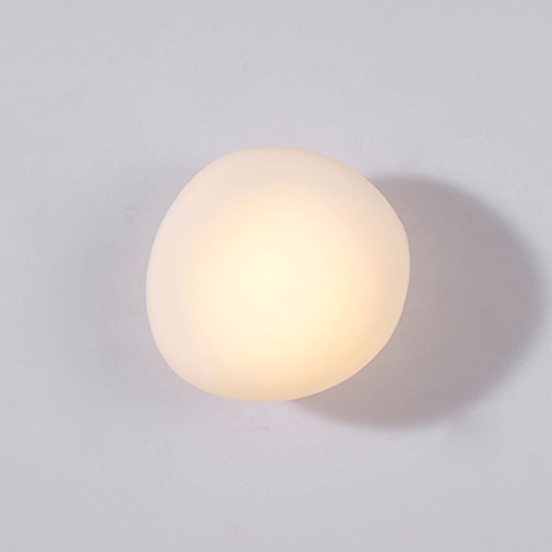 Glass Unique Shape Wall Lights Modern Style 1 Light Wall Mount Fixture for Living Room