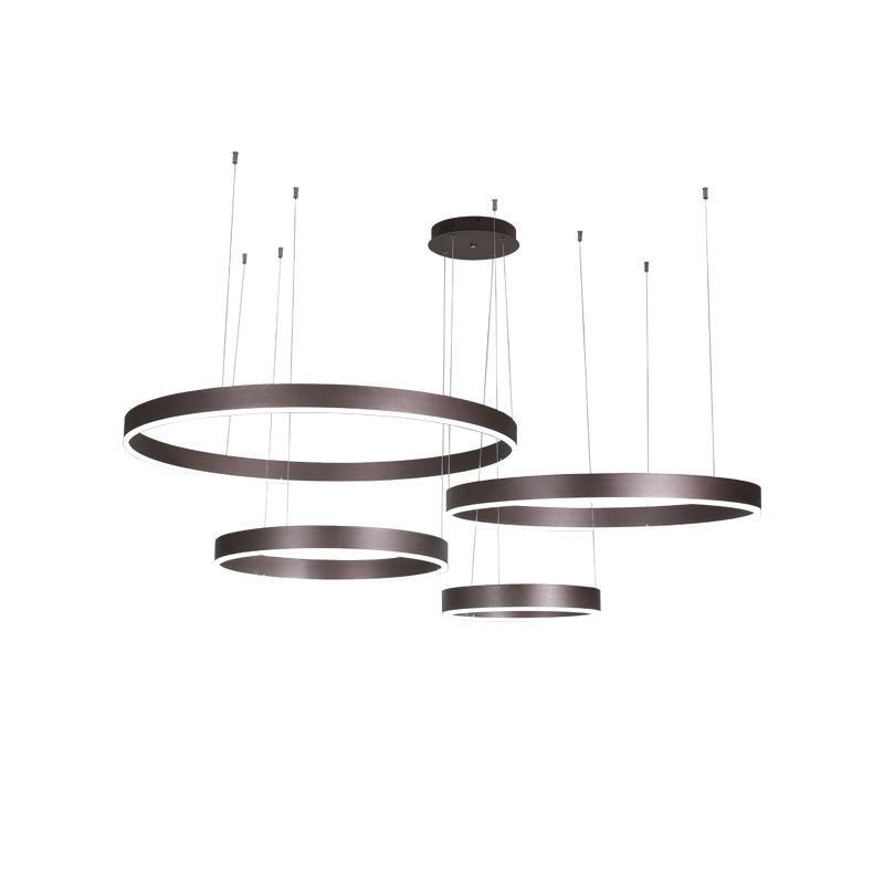 Luce del soffitto a LED a forma di cerchio acrilico Simplicità soggiorno Lampadance Pendant Light