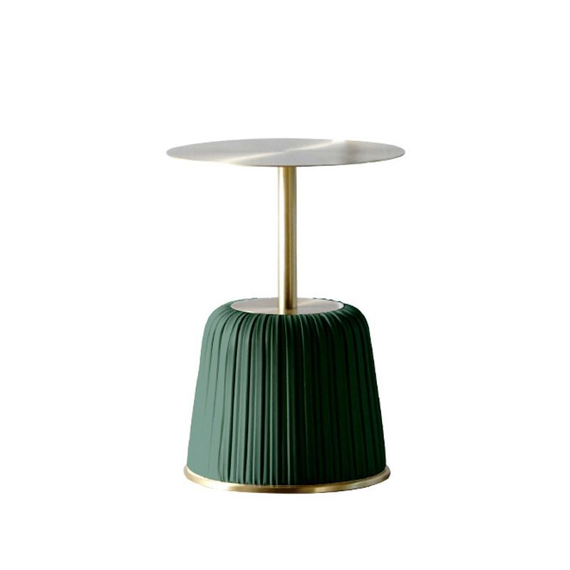 Pedestal End Table  Modern Round Side End Table for Living Room
