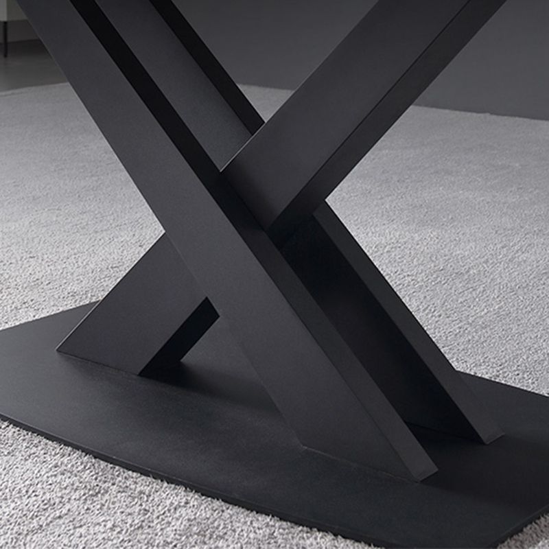 Modern Adjustable 1/4/5/7 Dining Table Set Rectangle Indoor Dinette Set in White