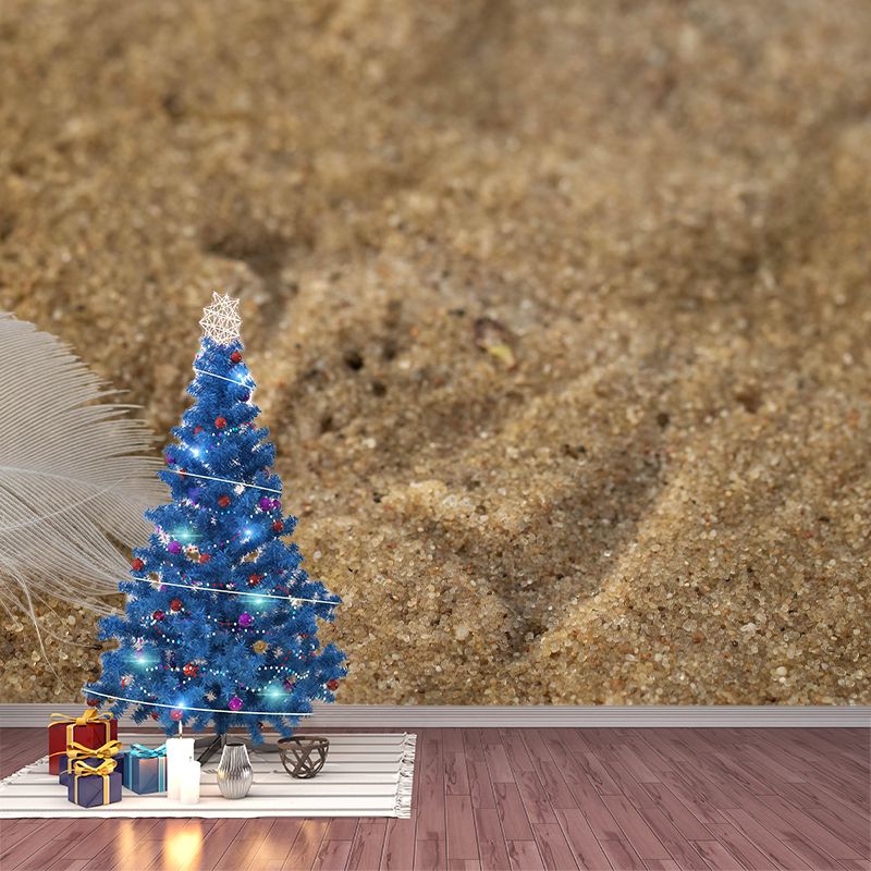 Mildew Resistant Bird Feather Mural Wallpaper Decorative Wall Art for Wall Decor