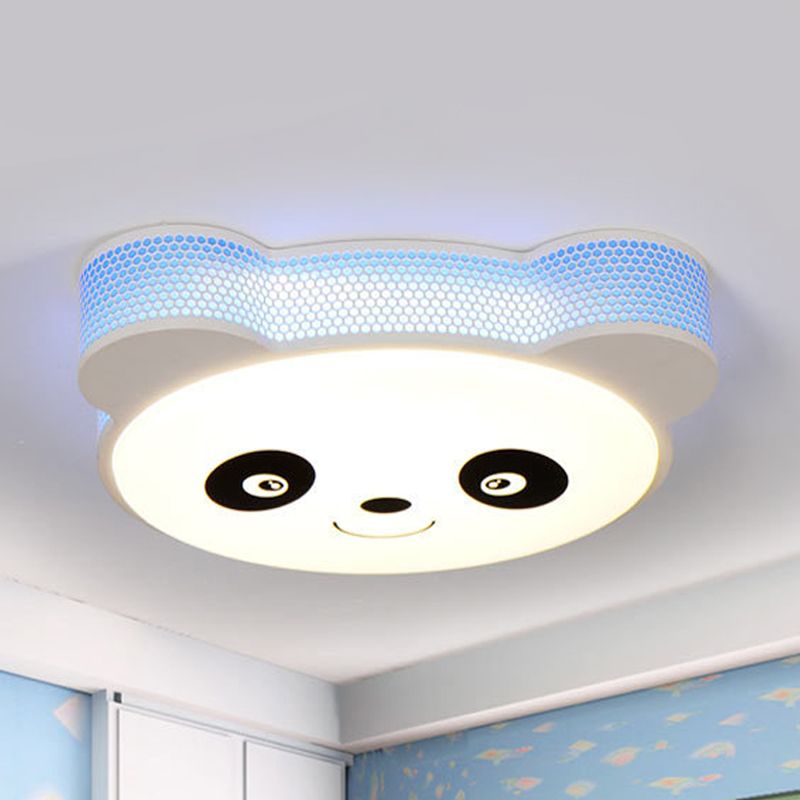 Cartoon Panda Unterputz-Deckenleuchte, Acryl-Deckenleuchte für den Kindergarten