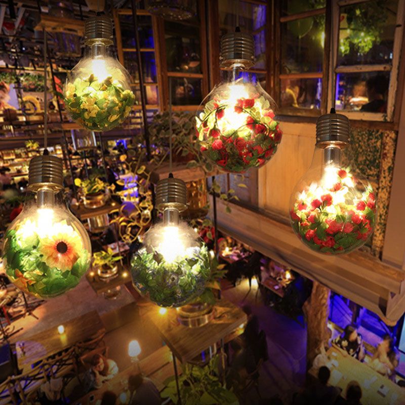 Moderne Kronleuchter -Anhänger -Glühbirnenform -Anlagen -Hängelampe (Dekorationen werden zufällig versendet)