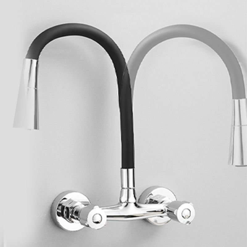 Modern Universal Tube One Handle Kitchen Faucet High Arch Water Filler