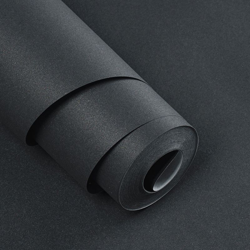 Solid Wallpaper Roll Stain Resistant Minimalism Dining Room Wall Decor, 54.2-sq ft