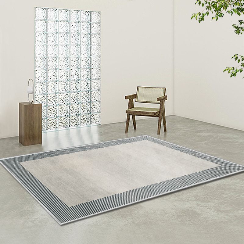 Tapis de zone moderne chic Modèle géométrique Polyester Area Tapis tapis de support sans glissement pour le salon