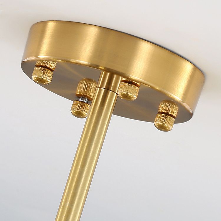 Shell Chandelier Light Fixture Vintage Glass Pendant Lighting for Restaurant