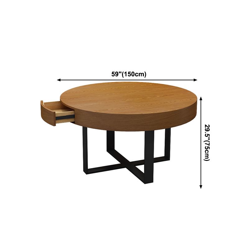 Industrial Style Dining Site Table Solid Wood Dining Room Furniture for Home