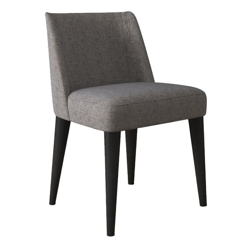 Sillas modernas silla sin brazo con patas de madera para cocina