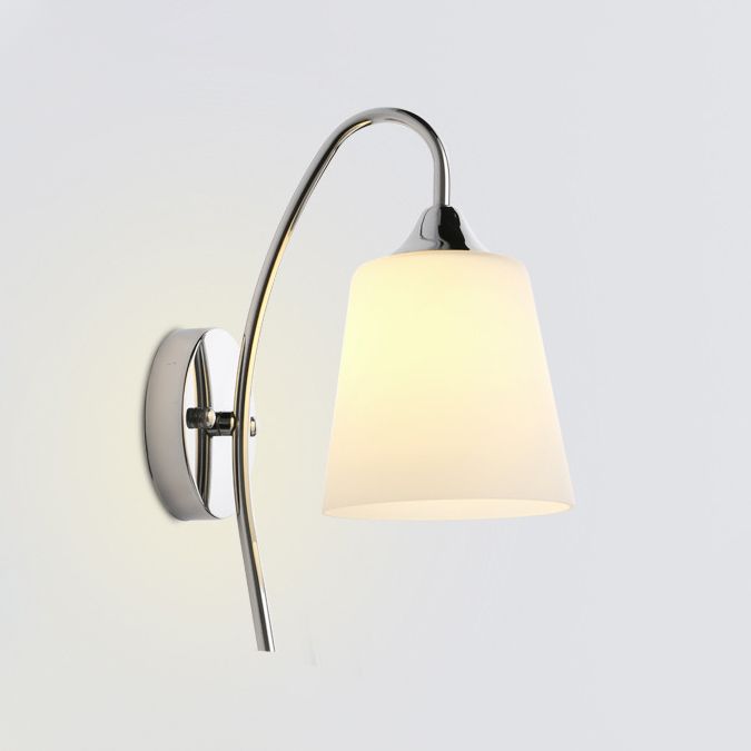 Aparcos de pared de pared de cono de 1 luces de estilo de pared de vidrio de estilo simple