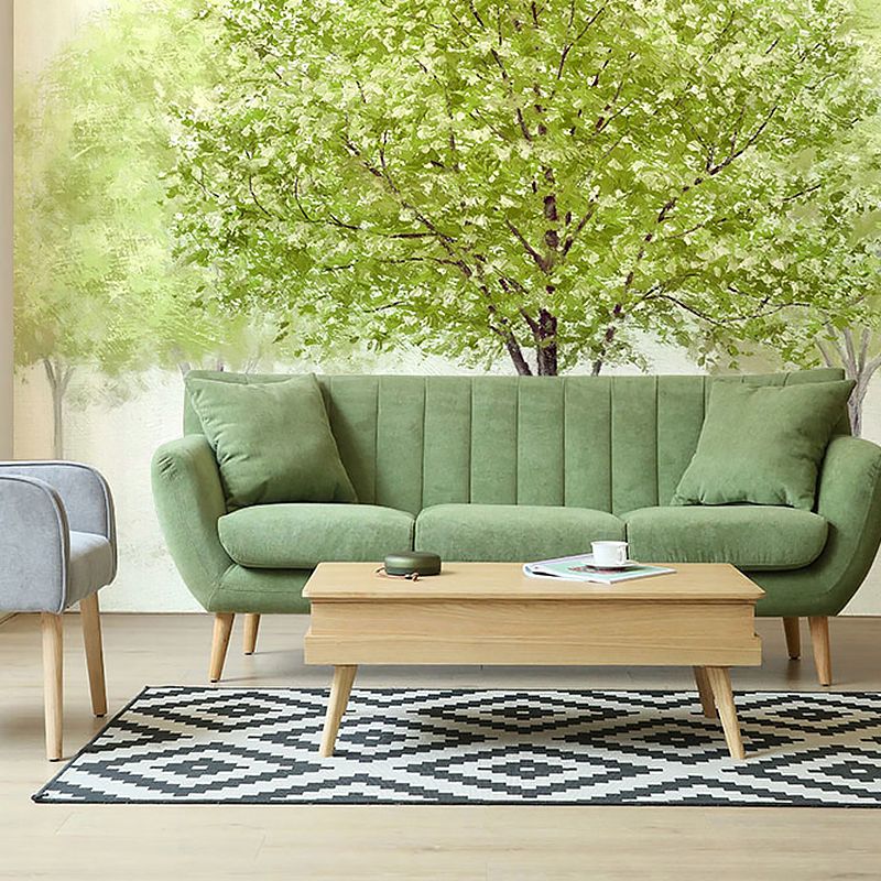 Moisture-Resistant Tall Tree Mural Wallpaper Customized Contemporary Wall Art for Home Decoration