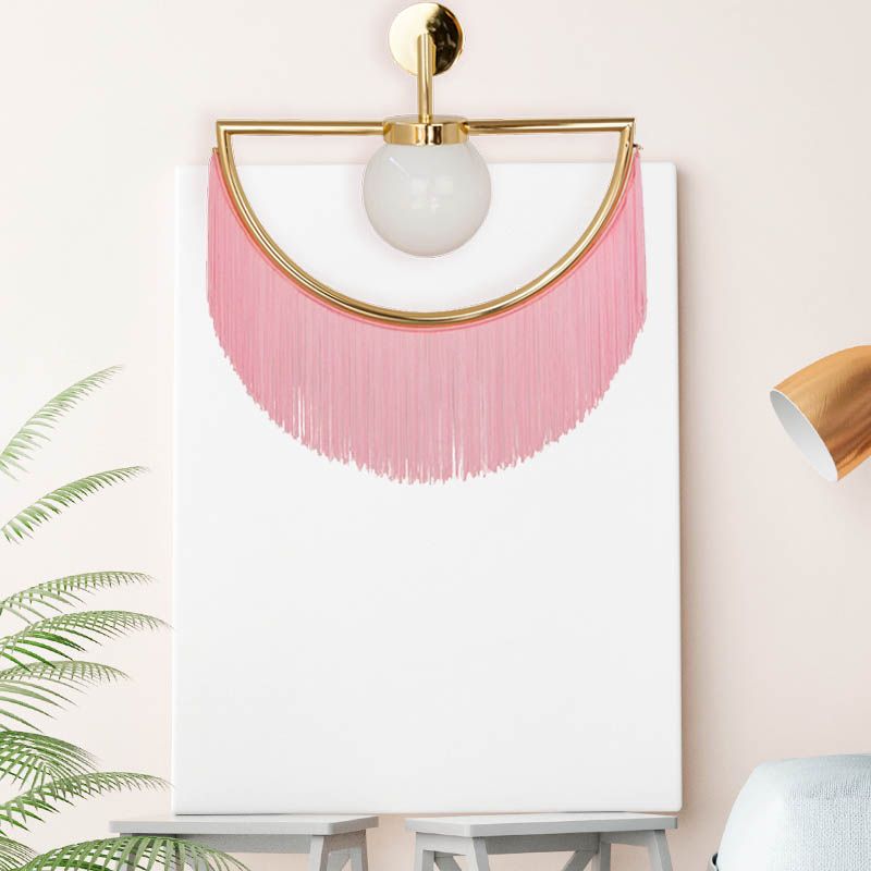 Rosa/gelb/lila halbküsch