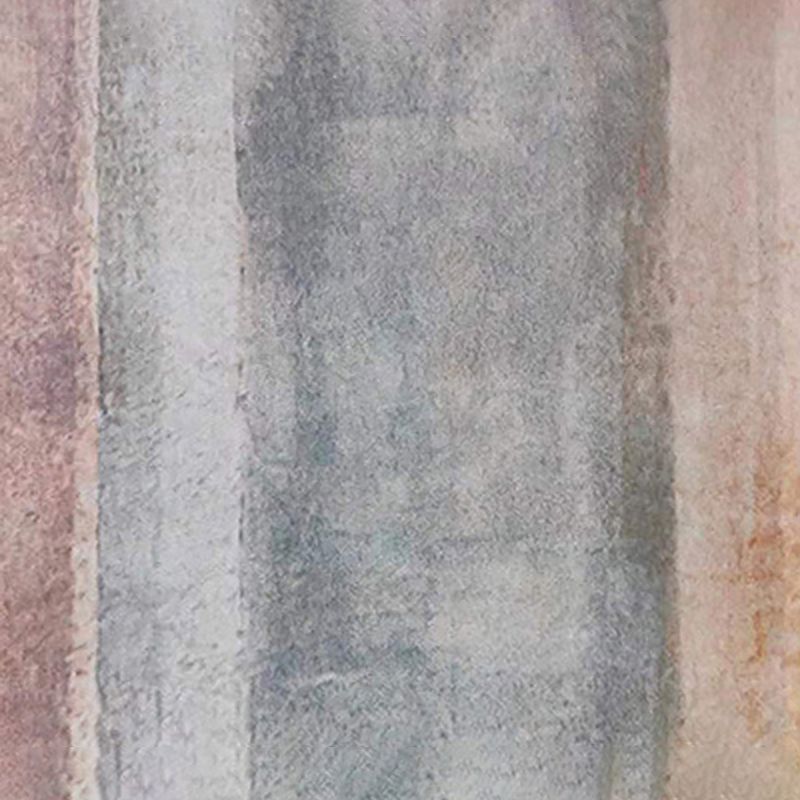 Colorful Triangle Pattern Rug Trendy Polyester Area Rug Friendly Washable Carpet for Living Room