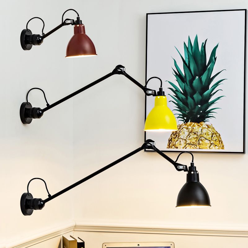 Estilo contemporáneo Luces de apliques de pared ajustables 1 Luz de luz de luz