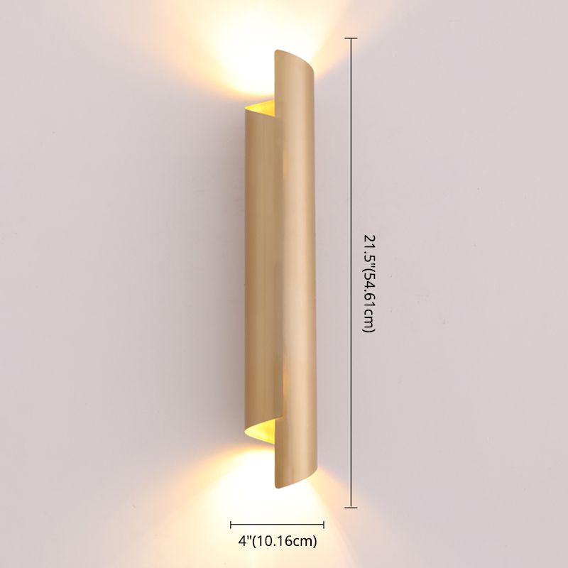 Gewikkelde muurverlichting armatuur eigentijdse stijl metalen wand gemonteerd verlichtingsarmatuur