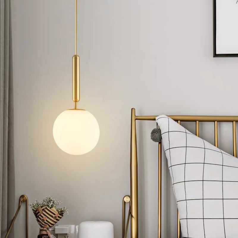 Spherical Hanging Lights Modern Style Glass Hanging Light Fixtures