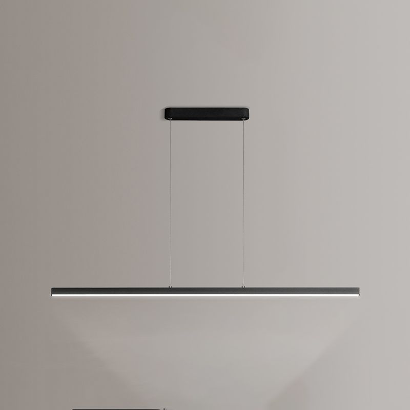 Luz de lámpara de araña de la isla moderna de 1 cabeza de restaurante accesorios de iluminación colgante