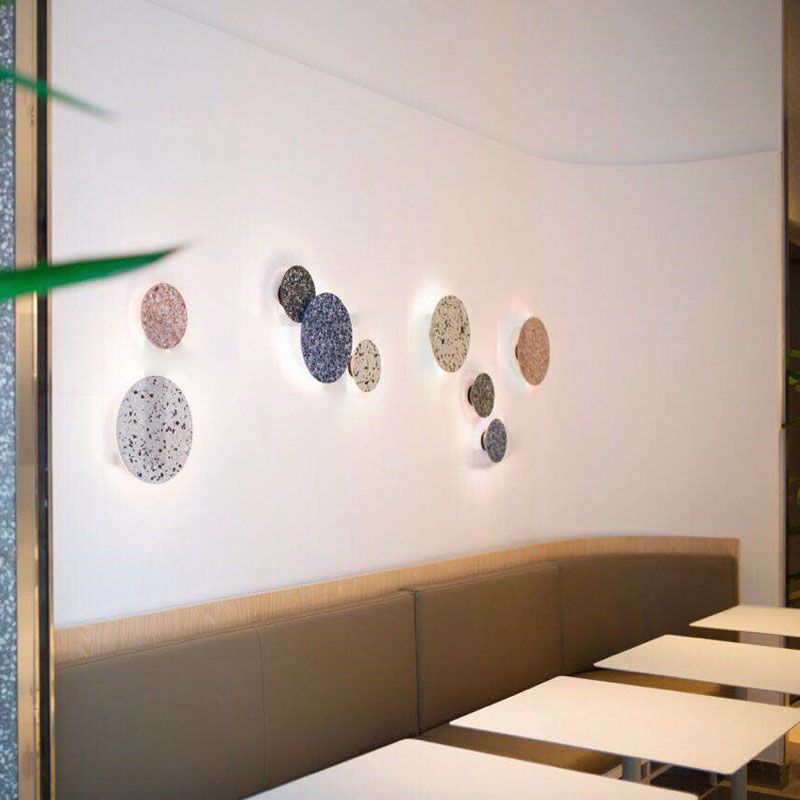 Stone Wall Mount Light Modern Style LED Wall Light for Living Room