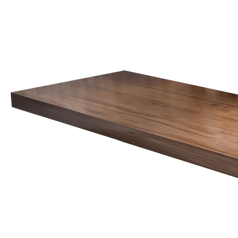 Industrieller Stil Massivholz Top Esszimmer Set mit 4 Bein Tisch Esstischmöbel