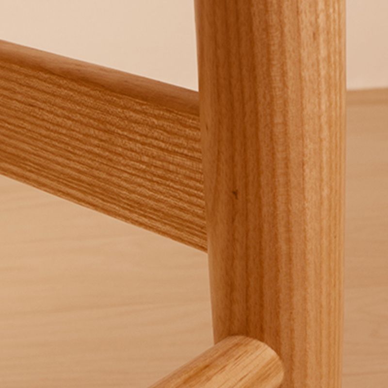 Solid Wood Frame Dining Arm Chair Modern Indoor Chair for Dining Room