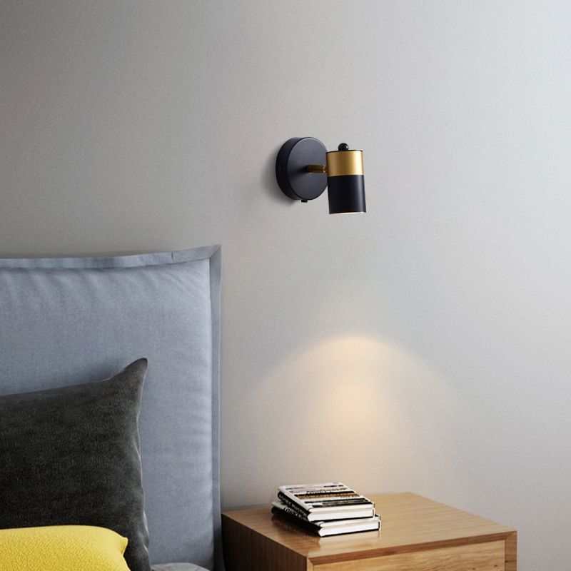 Modern Style Wall Lamp Aluminum Shade Wall Sconce Lighting for Bedroom