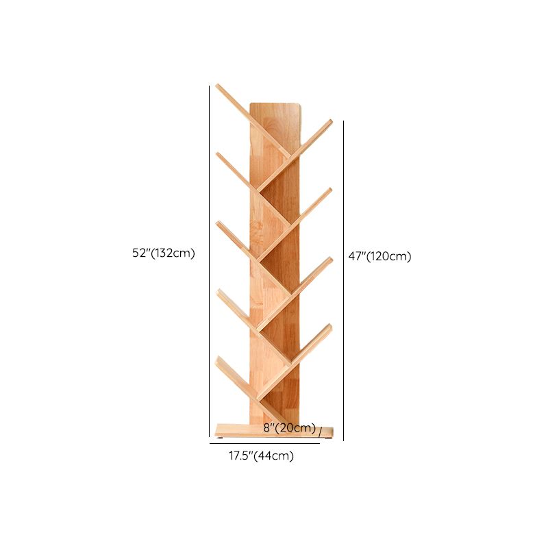 Scandinavian Open Storage Shelf Bookcase Shelves Included for Home Office