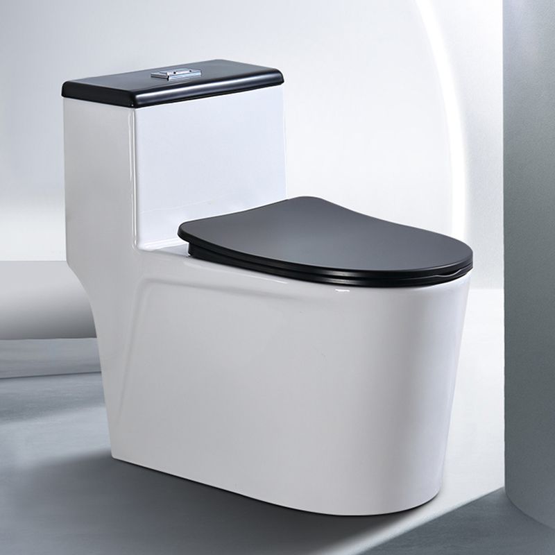 Traditional Floor Mounted Flush Toilet All In One Siphon Jet Toilet