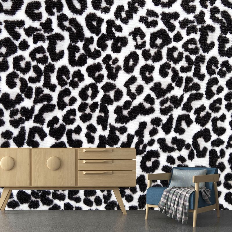 Papier peint Mural imprimé léopard couleur Pastel, décoration murale moderne antitache pour salle de repos