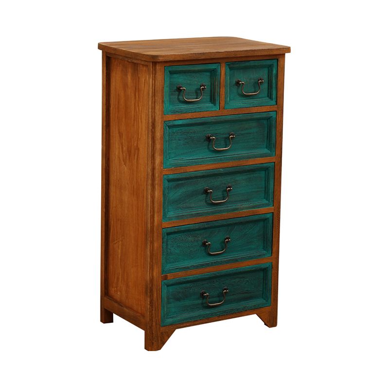 14" W Wooden Lingerie Chest Traditional Storage Chest with Drawers
