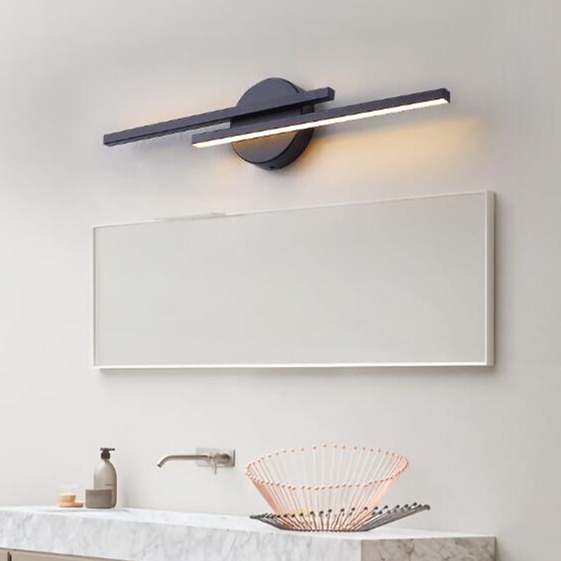 Minimalism Vanity Lighting Metal Wall Light Fixture for Bathroom