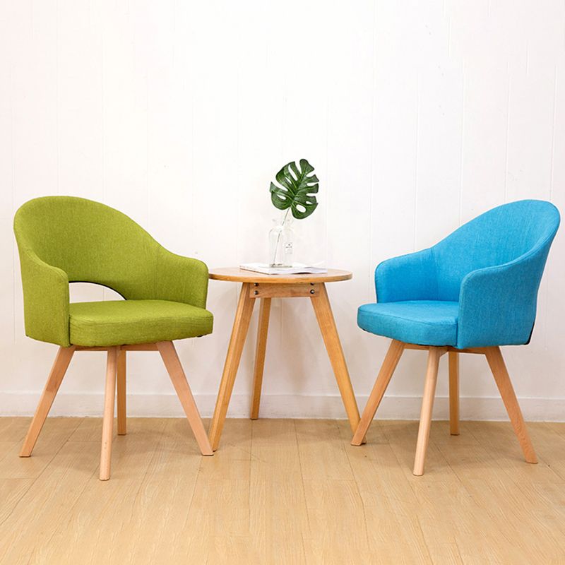 Chaises de salle à manger en bois modernes, fauteuils latéraux à dossier ouvert pour la cuisine