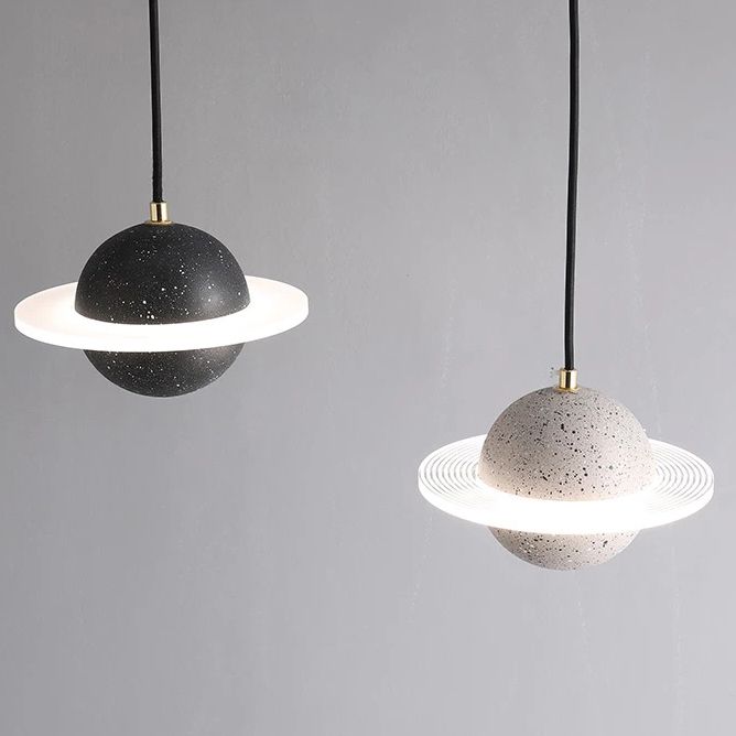 Creative Universe LED Pendant Light Simplicity Hanging Lamp for Bedroom Foyer