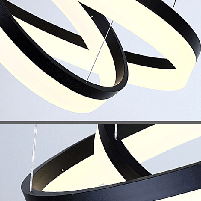 Stile moderno a pendente a pendente a pendente mutile Metal Mutil Luci sospese Apparecchio di illuminazione sospeso