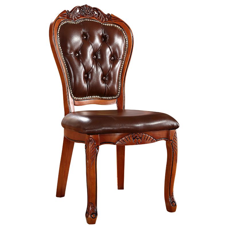 Chaise de salle à manger de style victorien en bois